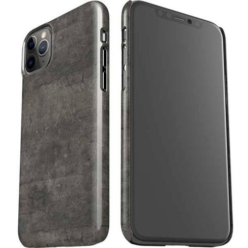 Dark Iron Grey Concrete iPhone 11 Pro Max Lite Case