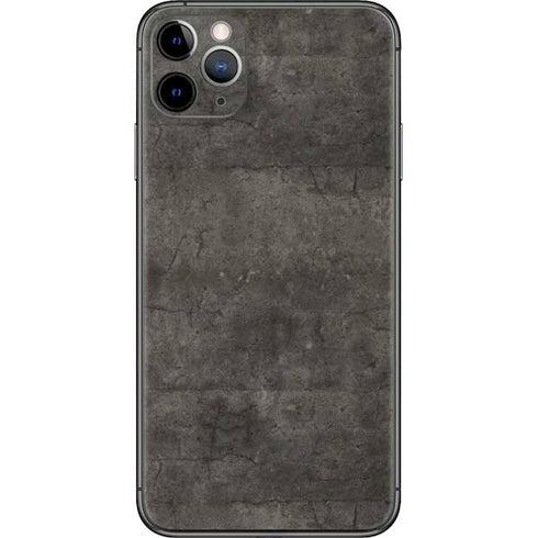 Dark Iron Grey Concrete iPhone 11 Pro Max Skin