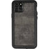 Dark Iron Grey Concrete iPhone 11 Pro Max Waterproof Case