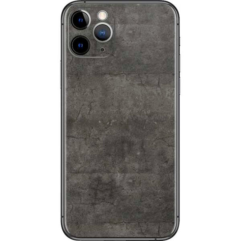 Dark Iron Grey Concrete iPhone 11 Pro Skin