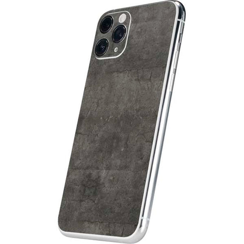Dark Iron Grey Concrete iPhone 11 Pro Skin