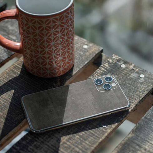 Dark Iron Grey Concrete iPhone 11 Pro Skin