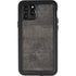 Dark Iron Grey Concrete iPhone 11 Pro Waterproof Case
