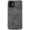 Dark Iron Grey Concrete iPhone 12 Clear Case