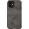 Dark Iron Grey Concrete iPhone 12 Impact Case