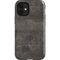 Dark Iron Grey Concrete iPhone 12 Mini Impact Case