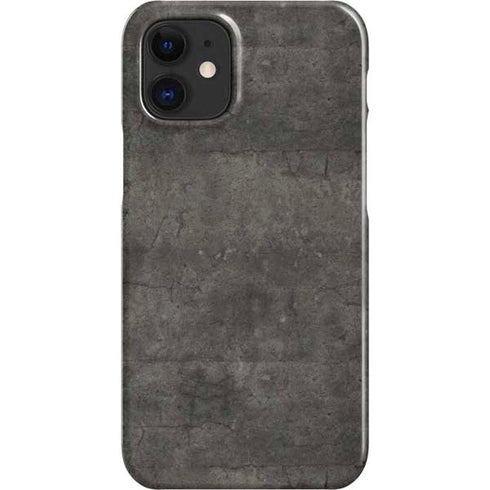 Dark Iron Grey Concrete iPhone 12 Mini Lite Case