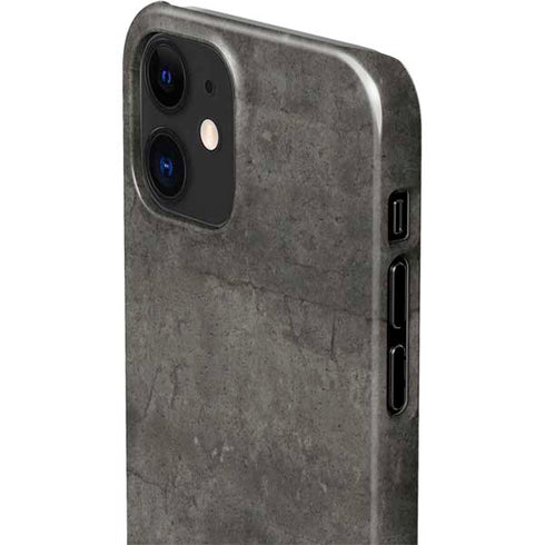 Dark Iron Grey Concrete iPhone 12 Mini Lite Case