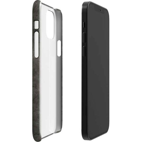Dark Iron Grey Concrete iPhone 12 Mini Lite Case