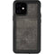 Dark Iron Grey Concrete iPhone 12 Mini Waterproof Case