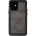 Dark Iron Grey Concrete iPhone 12 Mini Waterproof Case