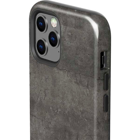 Dark Iron Grey Concrete iPhone 12 Pro Max Impact Case