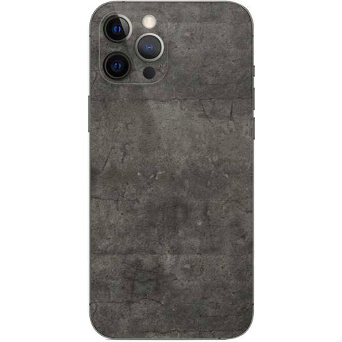 Dark Iron Grey Concrete iPhone 12 Pro Max Skin
