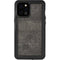 Dark Iron Grey Concrete iPhone 12 Pro Max Waterproof Case