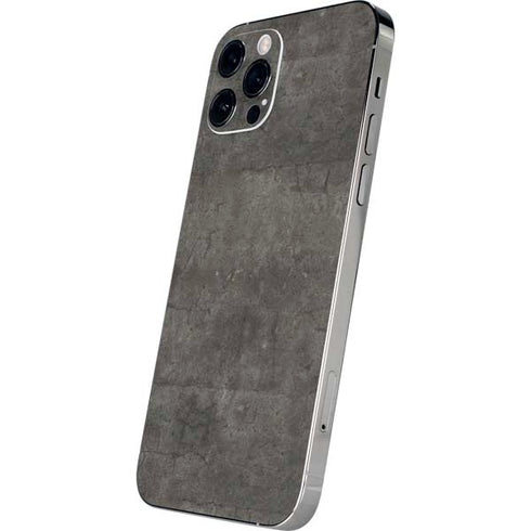 Dark Iron Grey Concrete iPhone 12 Pro Skin