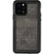 Dark Iron Grey Concrete iPhone 12 Pro Waterproof Case