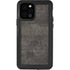Dark Iron Grey Concrete iPhone 12 Pro Waterproof Case
