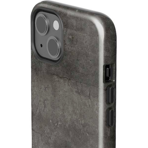 Dark Iron Grey Concrete iPhone 13 Impact Case