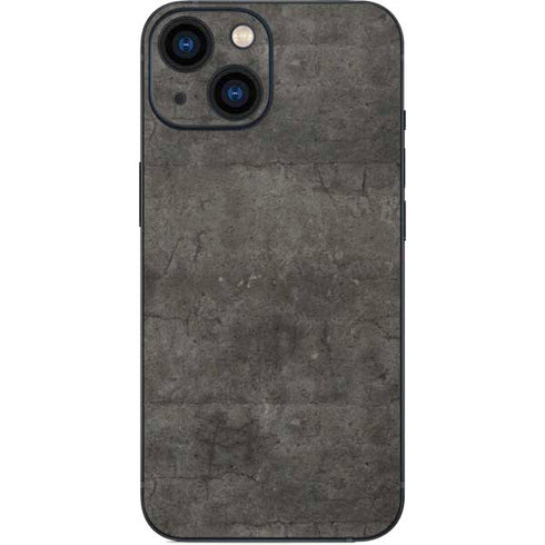 Dark Iron Grey Concrete iPhone 13 Mini Skin