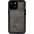 Dark Iron Grey Concrete iPhone 13 Mini Waterproof Case