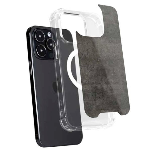 Dark Iron Grey Concrete iPhone 13 Pro MagSafe Case