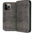 Dark Iron Grey Concrete iPhone 13 Pro Max Folio Case