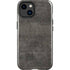 Dark Iron Grey Concrete iPhone 14 Plus Impact Case