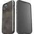 Dark Iron Grey Concrete iPhone 14 Plus Impact Case