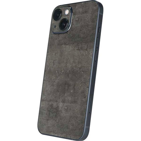 Dark Iron Grey Concrete iPhone 15 Plus Skin