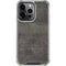 Dark Iron Grey Concrete iPhone 15 Pro Clear Case