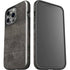 Dark Iron Grey Concrete iPhone 14 Pro Impact Case