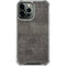 Dark Iron Grey Concrete iPhone 14 Pro Max Clear Case