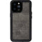 Dark Iron Grey Concrete iPhone 14 Pro Max Waterproof Case