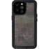 Dark Iron Grey Concrete iPhone 14 Pro Max Waterproof Case