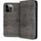 Dark Iron Grey Concrete iPhone 15 Pro Max Folio Case