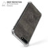 Dark Iron Grey Concrete iPhone 7/8 Plus Clear Case