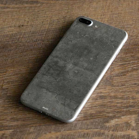 Dark Iron Grey Concrete iPhone 7 Plus Skin