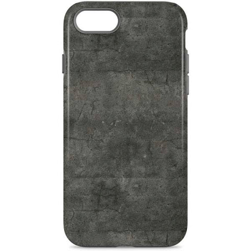 Dark Iron Grey Concrete iPhone 8 Pro Case