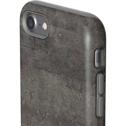 Dark Iron Grey Concrete iPhone SE (2nd & 3rd Gen) Pro Case