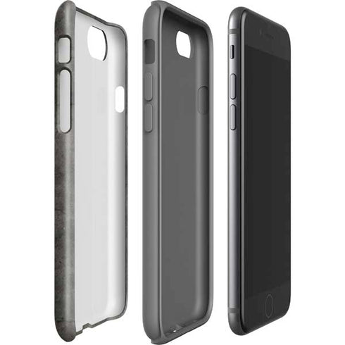 Dark Iron Grey Concrete iPhone SE (2nd & 3rd Gen) Pro Case