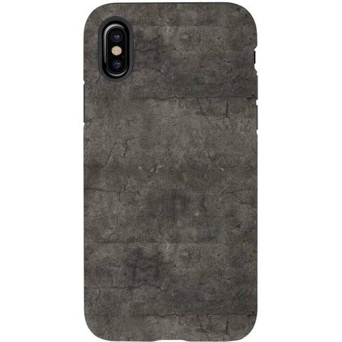 Dark Iron Grey Concrete iPhone X Pro Case
