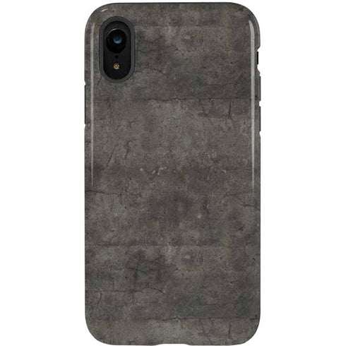 Dark Iron Grey Concrete iPhone XR Pro Case
