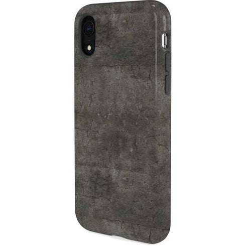 Dark Iron Grey Concrete iPhone XR Pro Case
