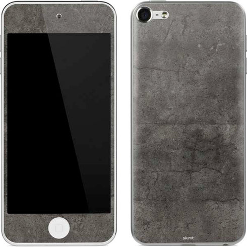 Dark Iron Grey Concrete Apple iPod Skin