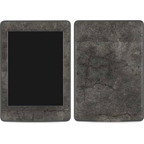 Dark Iron Grey Concrete Amazon Kindle Skin