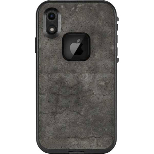 Dark Iron Grey Concrete LifeProof Fre iPhone Skin