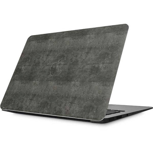 Dark Iron Grey Concrete Apple MacBook Skin