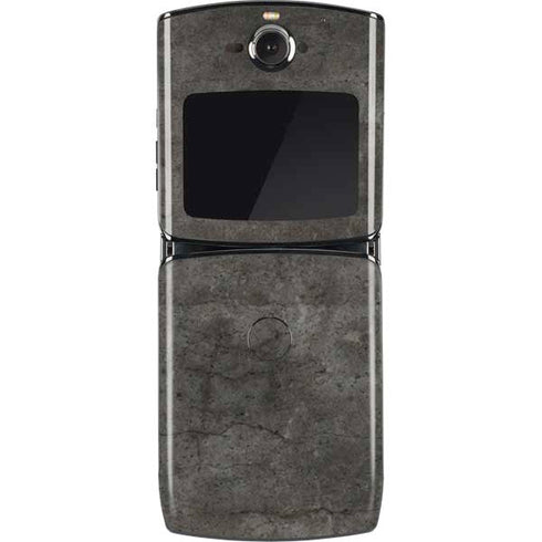 Dark Iron Grey Concrete Motorola RAZR Skin