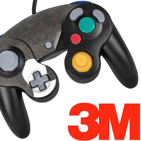 Dark Iron Grey Concrete Nintendo GameCube Controller Skin