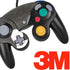 Dark Iron Grey Concrete Nintendo GameCube Controller Skin